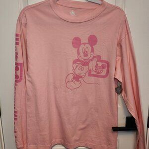 PRICE DROP!NWT Walt Disney World Long Sleeve Shirt – Pink, Large - Park Perfect!